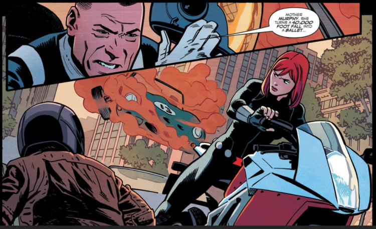 Black Widow er mer badass enn de fleste (Illustrasjon: Chris Samnee/Marvel Comics)