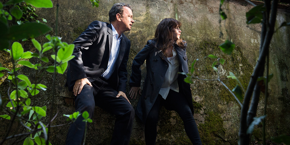 Tom Hanks og Felicity Jones har hovedrollene i Inferno (foto: United International Pictures) 