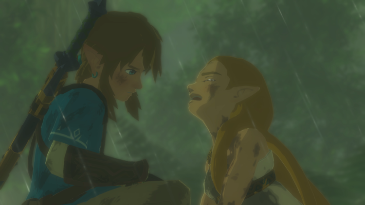 Historien om Link og Zelda er både lit og ulik tidligere spill, og blir mer interessant jo mer historie du utforsker! (Pressefoto: Nintendo)