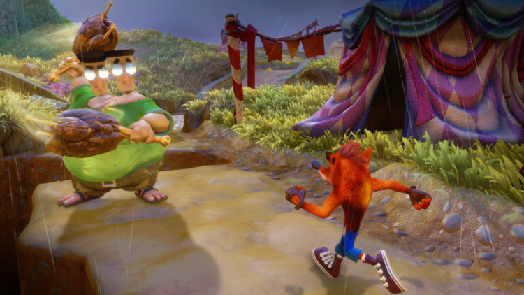 En..? To? Noen av fiendene Crash (og Coco) må kjempe mot! (Pressefoto: Playstation)