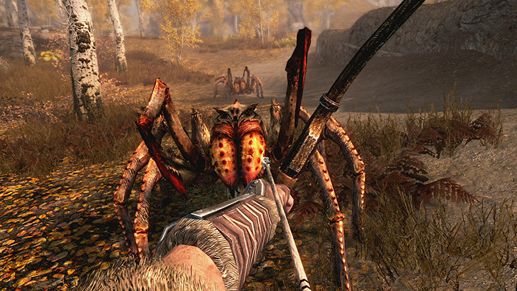Nå kan du drepe edderkopper med å faktisk sikte selv! (Foto: Nintendo)