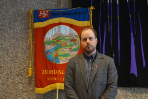 Rune Eklund Breisnes, leder for ungdomsutvalget i Hordaland. (Foto: Jeron Joseph)