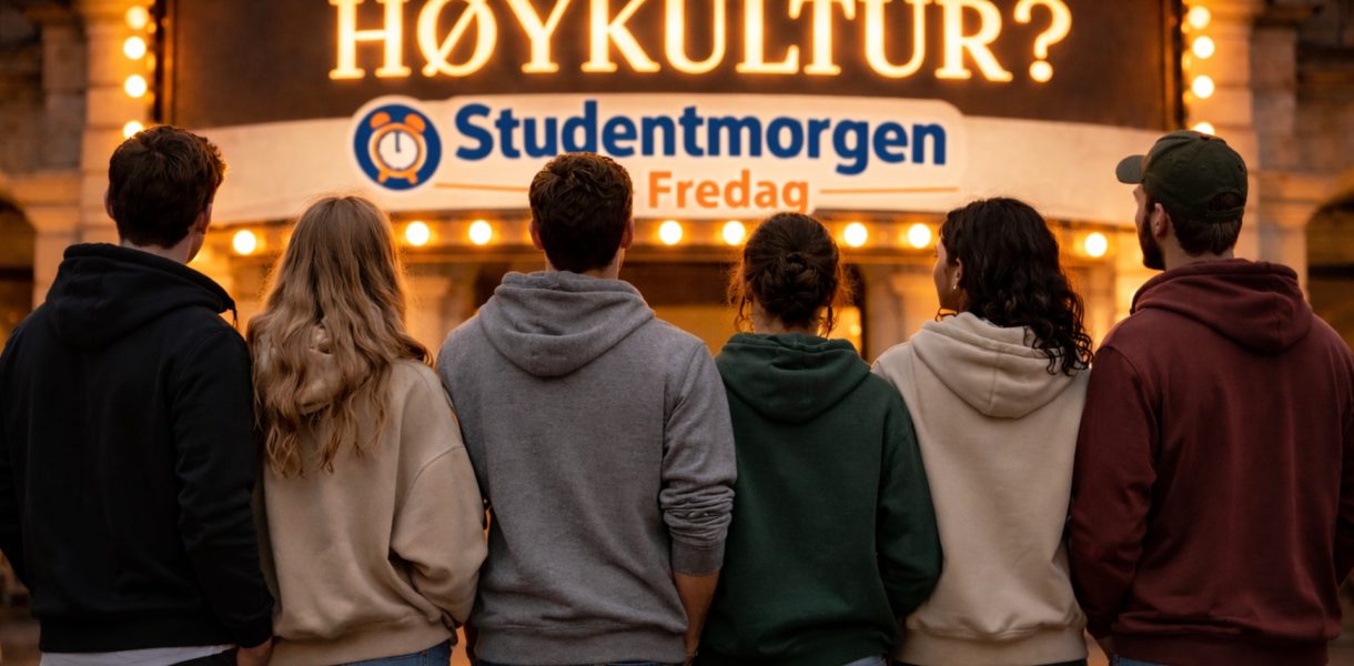 Venner utenfor et kultivert sted