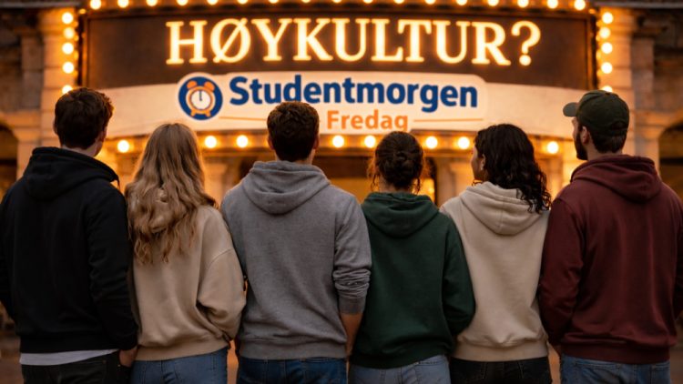 Venner utenfor et kultivert sted